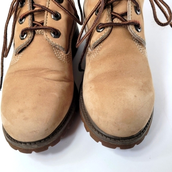 Timberland 6" Premium Leather Waterproof Boots Men's 6M Women's 7.5 US - Picture 6 of 12